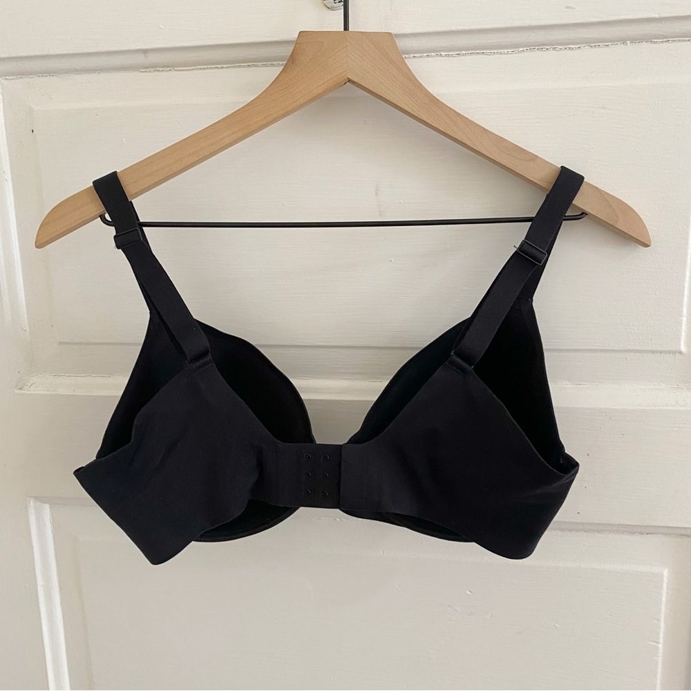 aerie smoothez full coverage black bra 34dd - Picture 2 of 6